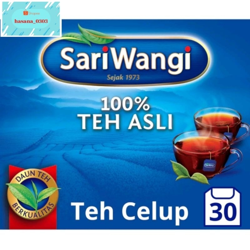 

SARIWANGI TEH CELUP HITAM ASLI 1.85G ISI 30 - TEH HITAM, BLACK TEA