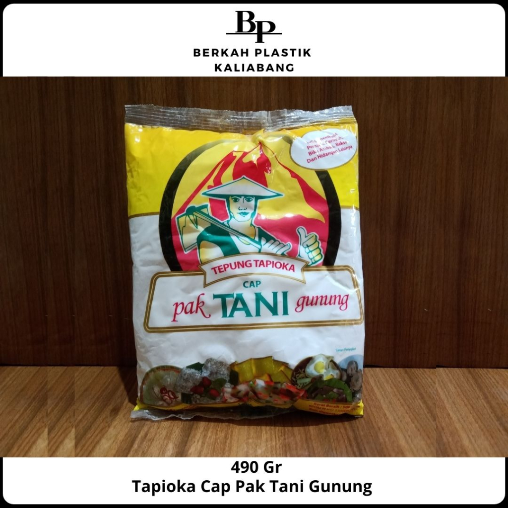 

Tepung Tapioca Cap Pak Tani Gunung 500GR