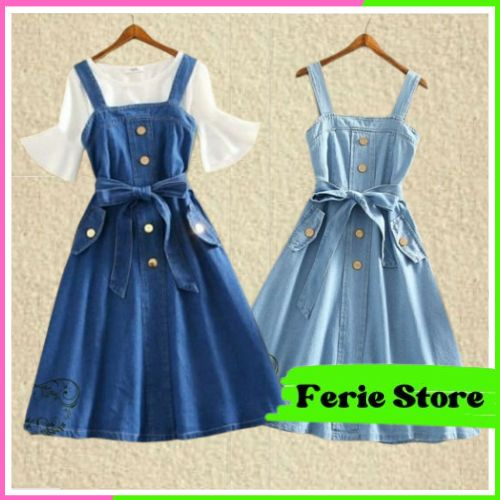 Jumpsuit Overall 2 Ukuran S L Baju Wanita Remaja Modern Murah Trend Kekinian Terbaru JP Tiana Korean