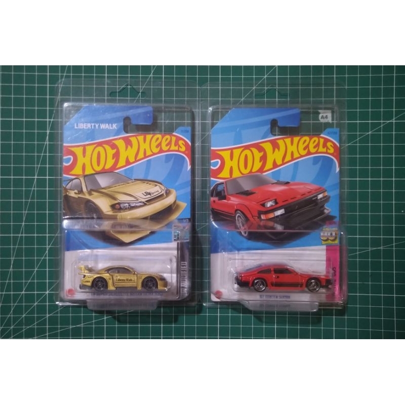 PROMO SALE 2 PCS HOTWHEELS LBWK SILHOUETTE NISSAN SILVIA S15 GOLD + 82 TOYOTA SUPRA MERAH