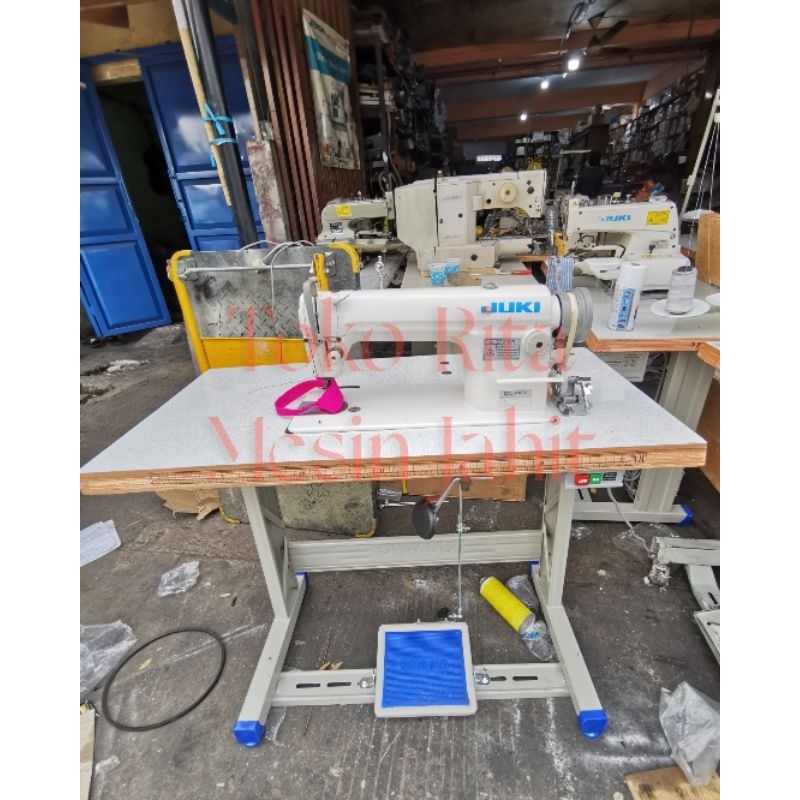 satu set mesin jahit jarum satu JUKI DDL8100e second servo baru