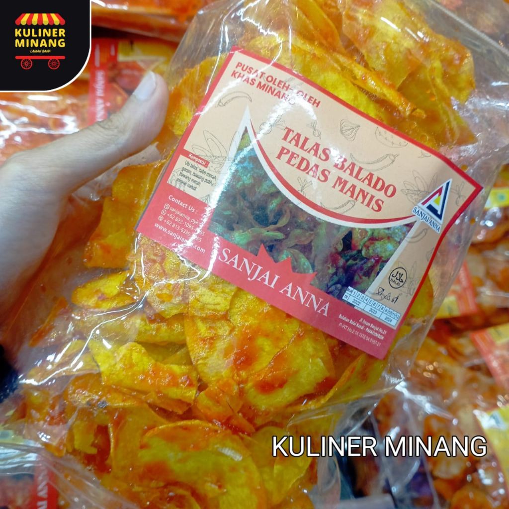 

Kerupuk Talas Balado X Pedas Manis Anna 3 Saudara 250 gr Oleh-Oleh Kampung Cemilan Makanan Asli Payakumbuh Khas Padang Snack Jajanan Kuliner Minang Kabau Gurih Spicy Murah Renyah Resmi 100% Halal Original AX02