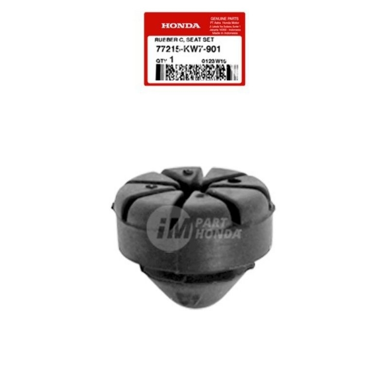 77215-KW7-900 Karet Jok Rubber C Seat Set Beat Fi Esp LED Vario 125 150 160 PCX 150 160 Genio Scoopy