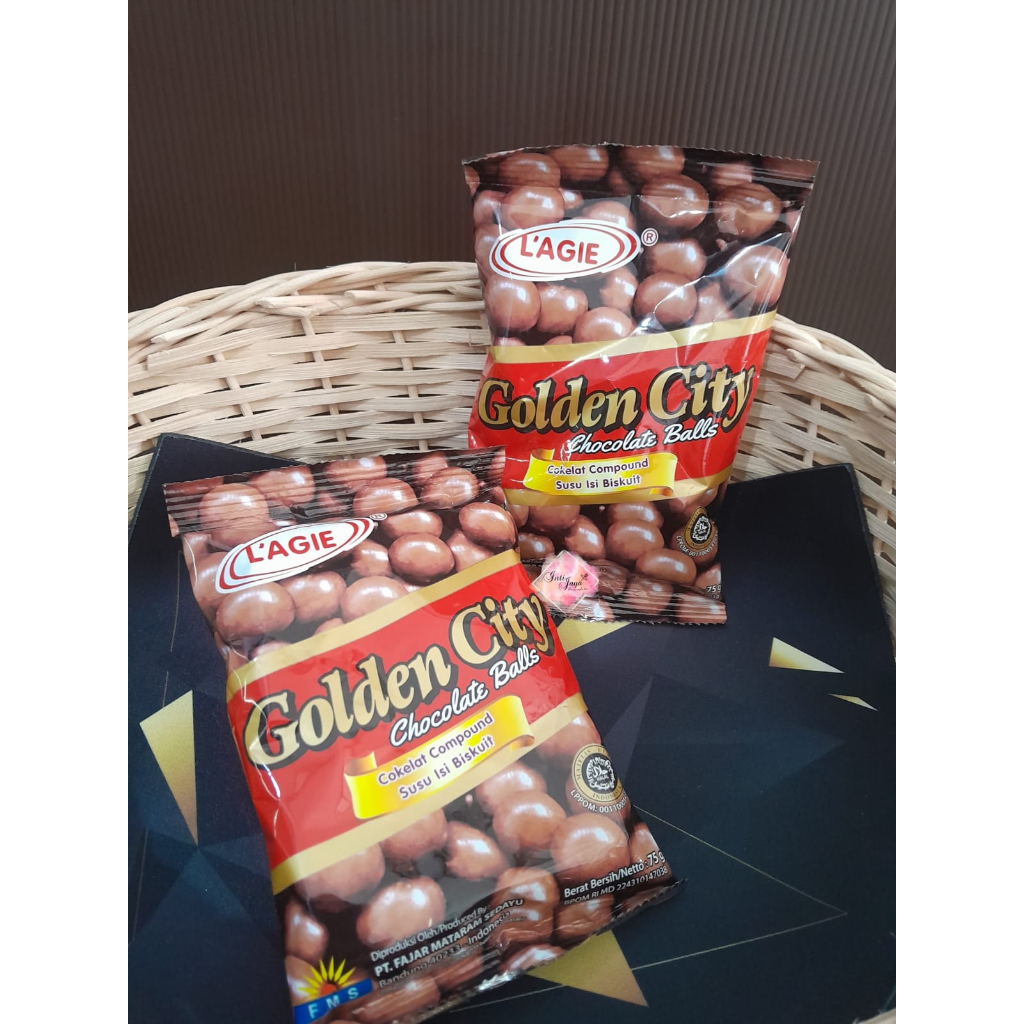 

GOLDEN CITY CHOCOLATE BALLS 75G