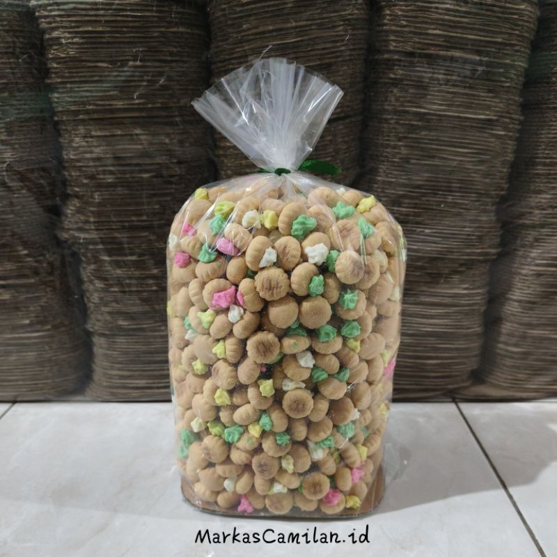 

Markas Camilan | Snack Roti Biskuit Kue Gem Bunga Manis Gula 400 & 810 gram