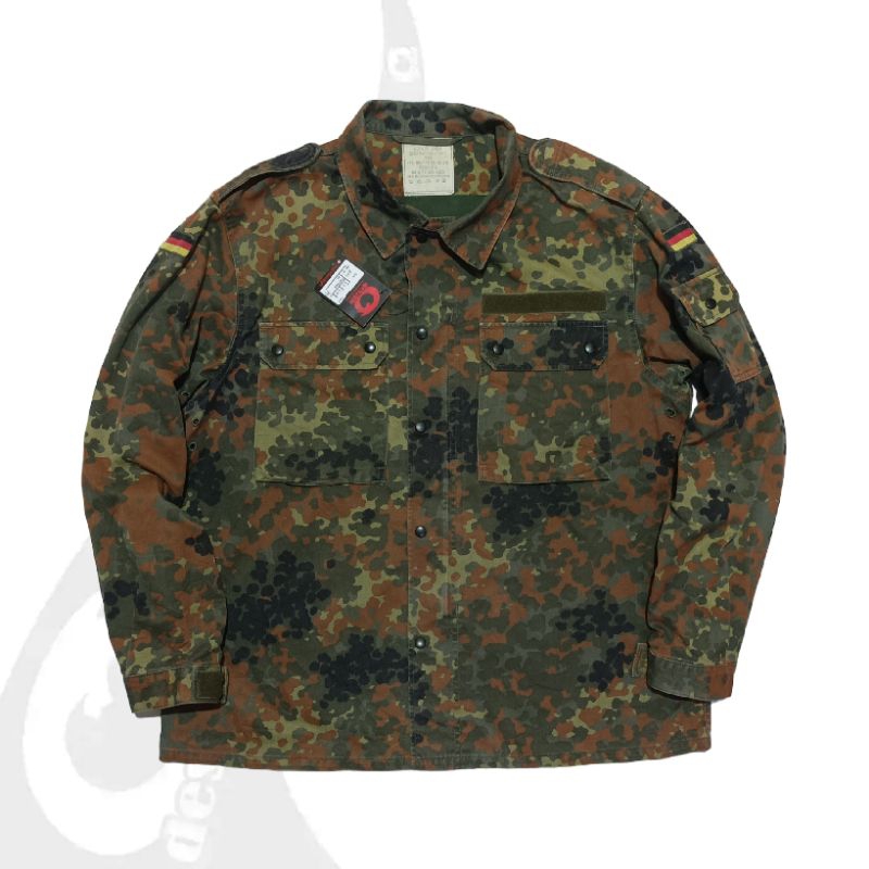 vintage jaket flectran army camo 97
