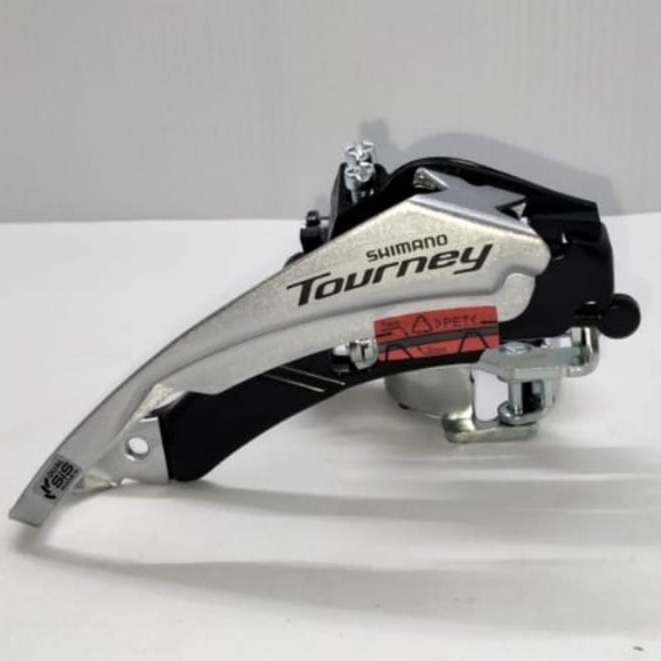 FD sepeda mtb operan gigi tengah Shimano Tourney 3 Speed ukuran 31.8mm Tarikan Bawah