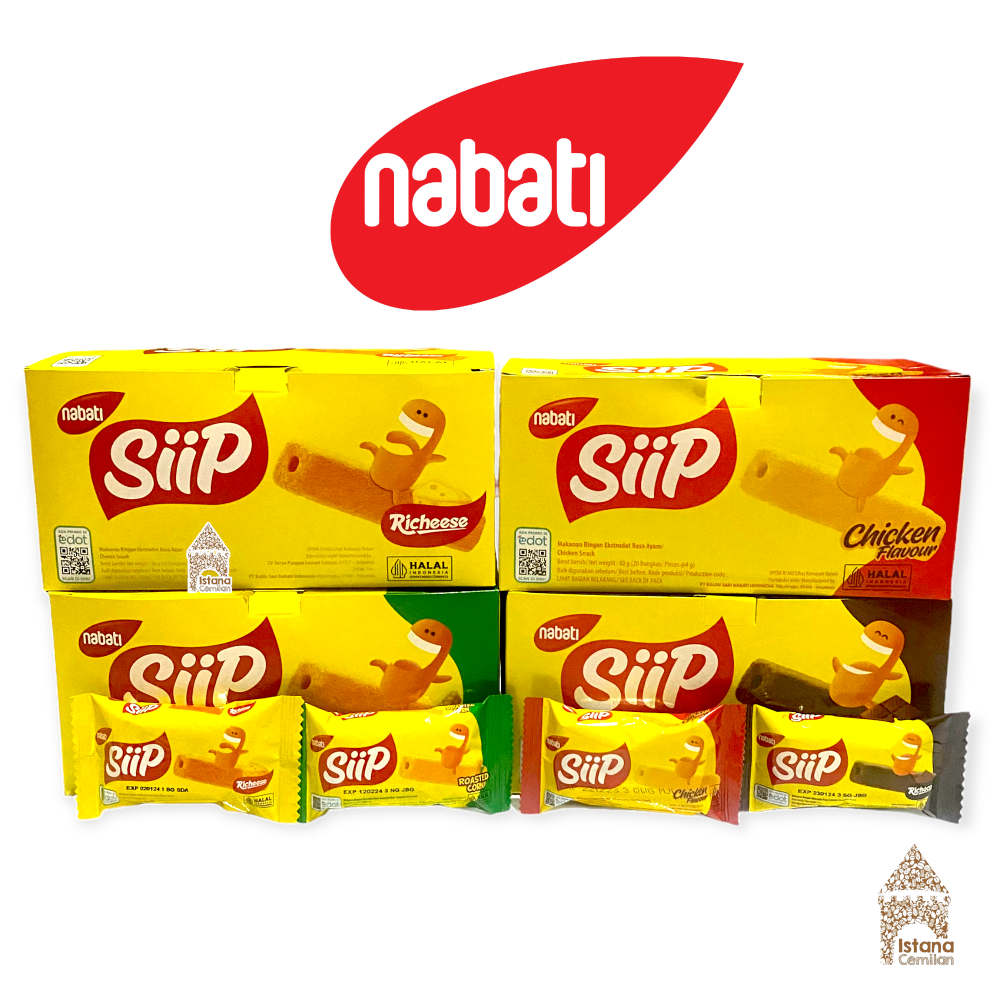 

Richeese Nabati Siip Rasa Komplit BOX (Isi 20 pcs)