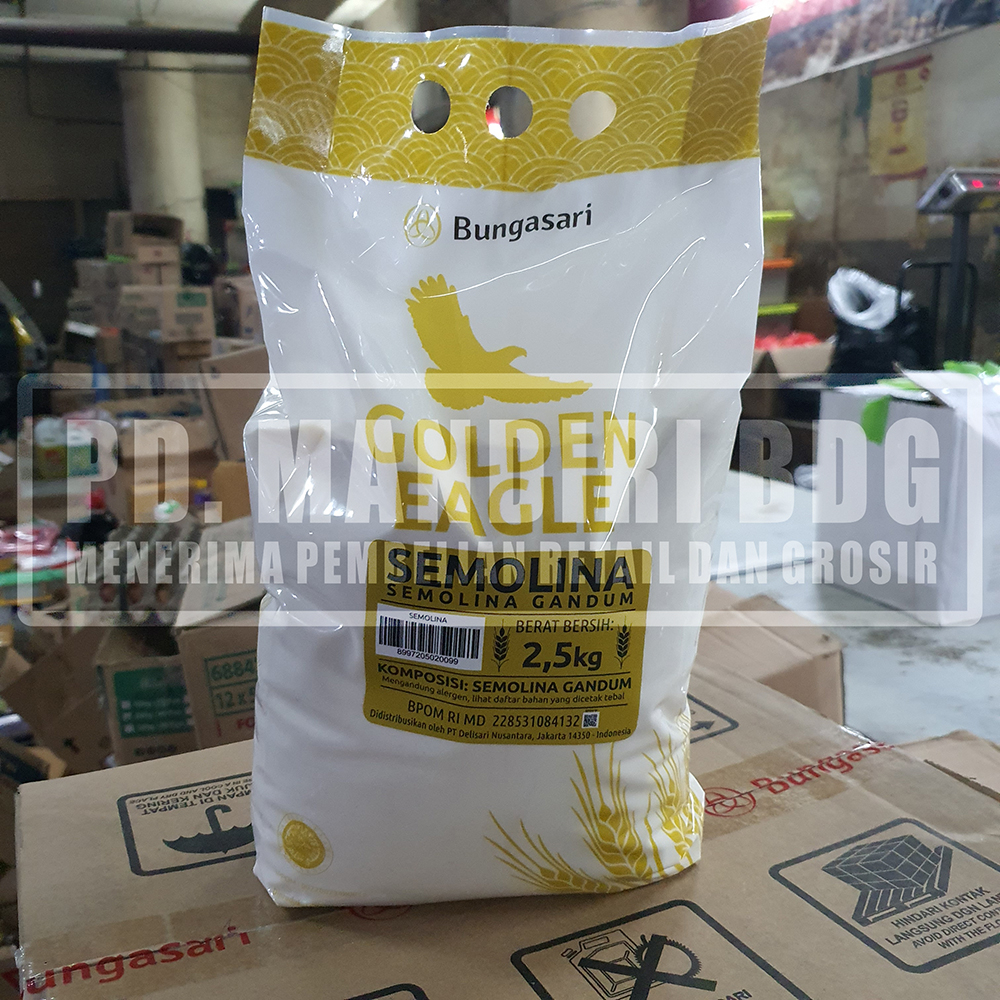 

GOLDEN EAGLE SEMOLINA GANDUM 2,5 KG