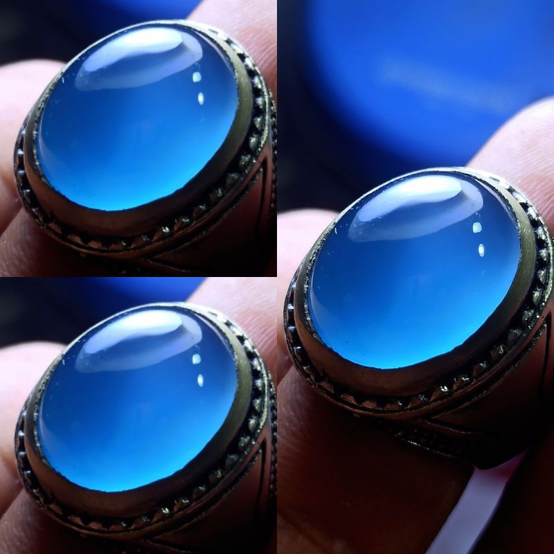 batu cincin anggur biru langit