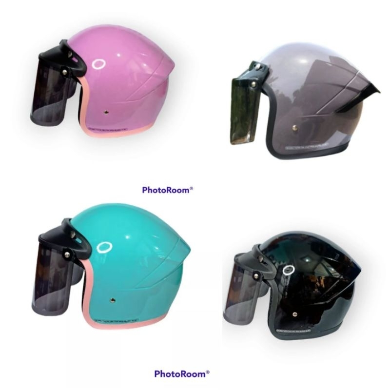 Helm Bogo Kairoz Kaca Flat Venom_Helm Bogo Spoiler Motif