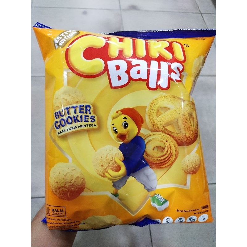 

Chiki Balls Butter Cookies 100gr rasa kukis mentega