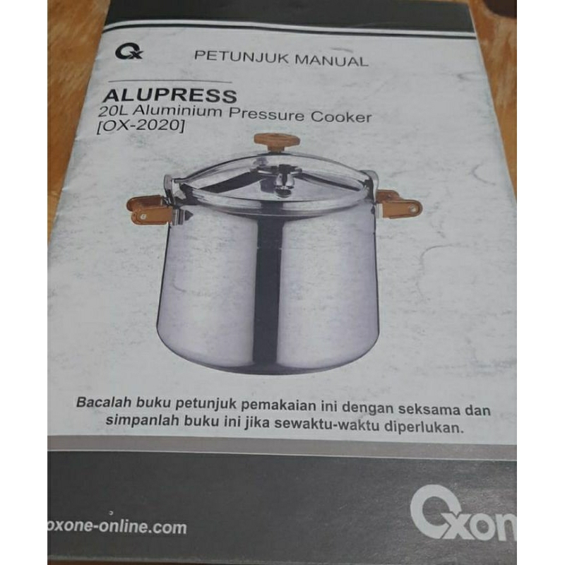 Oxone alumunium pressure Panci presto 20 liter - OXO 2020