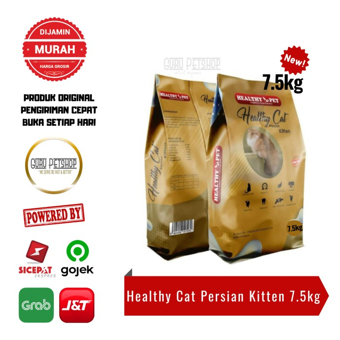 Healthy Cat Kitten Persian 7.5kg Makanan Kucing Healthy Pet Kitten