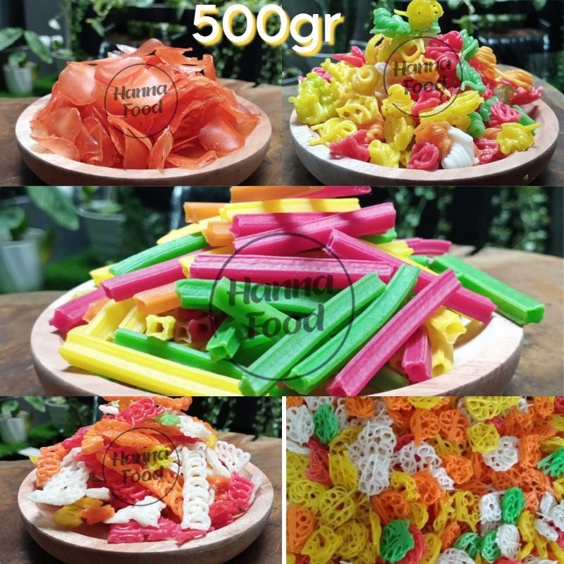 

KERUPUK SEBLAK / KERUPUK WARNA WARNI / TOPPING SEBLAK 500GR