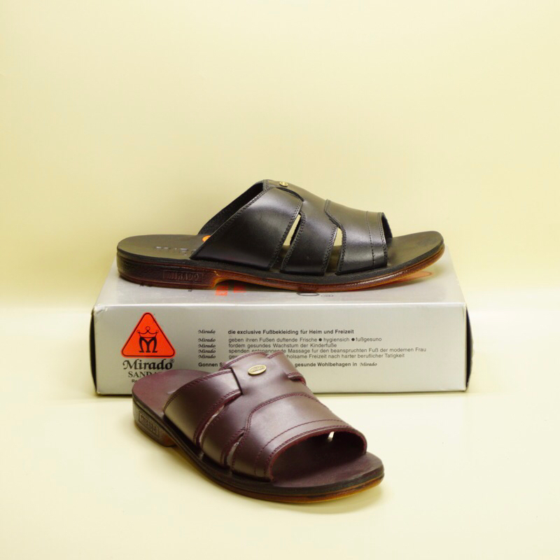 Mirado sandal pria kulit 100% original (535)
