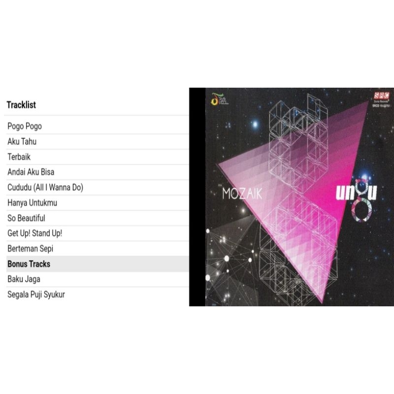 ungu cd album mozaik 2015