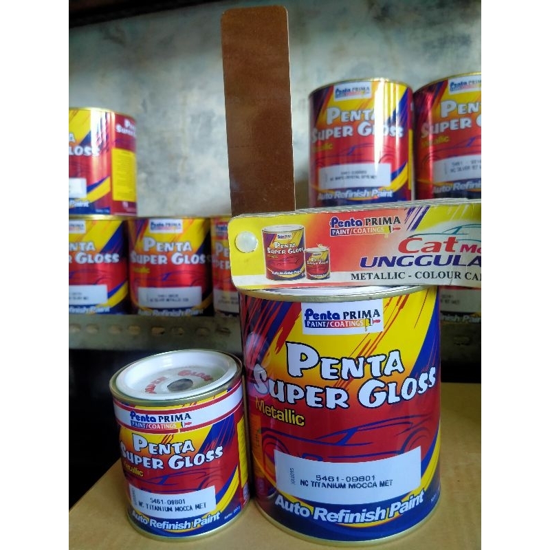 cat penta super gloss metalic nc titanium mocca met 09801 ( 200g - 1kg )