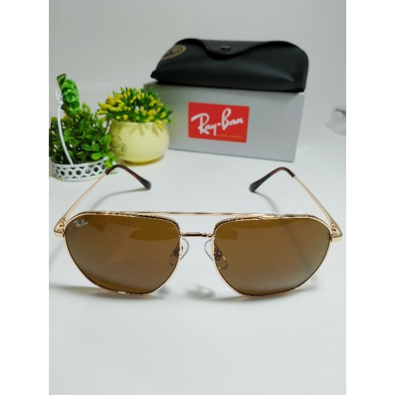 Kacamata RAYBAN Caravan Lensa coklat Made in Italy