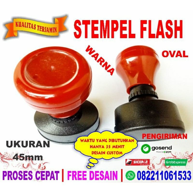 

STEMPEL FLASH WARANA OTOMATIS