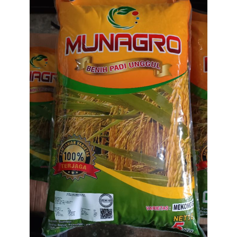 Benih Padi Mekongga Label Putih Munagro 5Kg