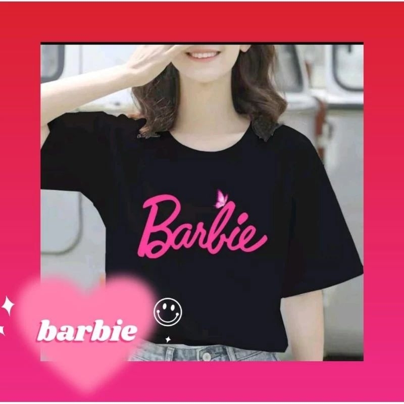 baju kaos barbie cewek dewasa/baju kaos oblong