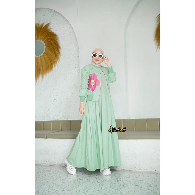 KAMILLA DRESS BY SACOLL / SACOLL / KOLEKSI TERBARU SACOLL / DRESS BRANDED /DRESS ORIGINAL / GAMIS KE