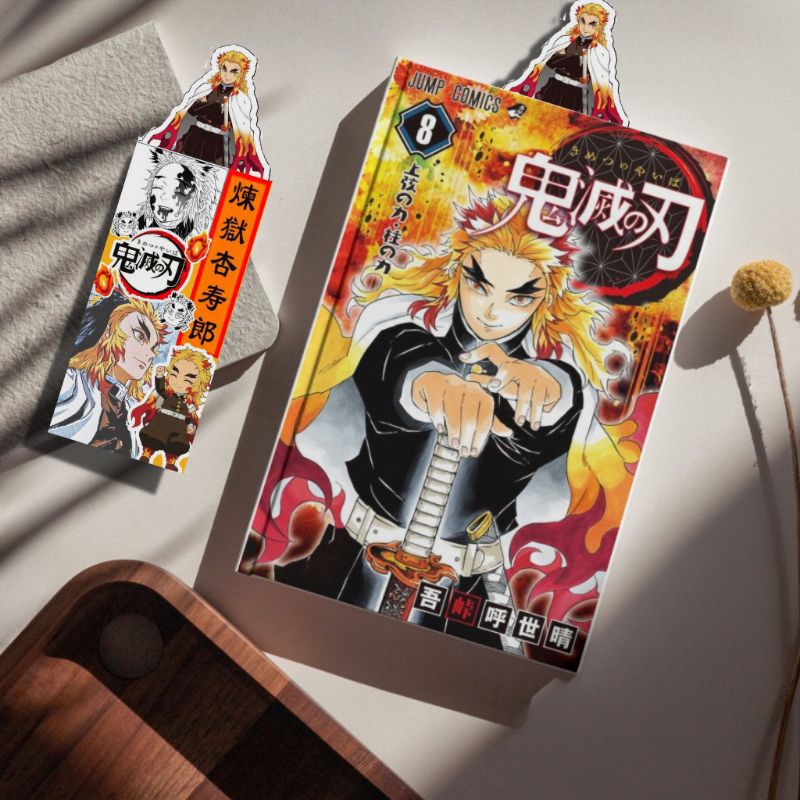 

Pembatas buku/ Bookmark Edisi Hasira's, Rengoku Kyojuro