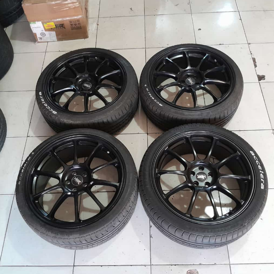 Velg Mobil Bekas New Xenia, New Veloz, Altis, Ft86, Velg Mobil R19 Pcd 5x100 Ban Accelera