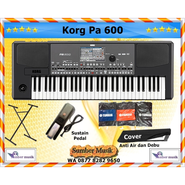 Keyboard Korg PA600/PA-600/PA 600 Garansi Resmi