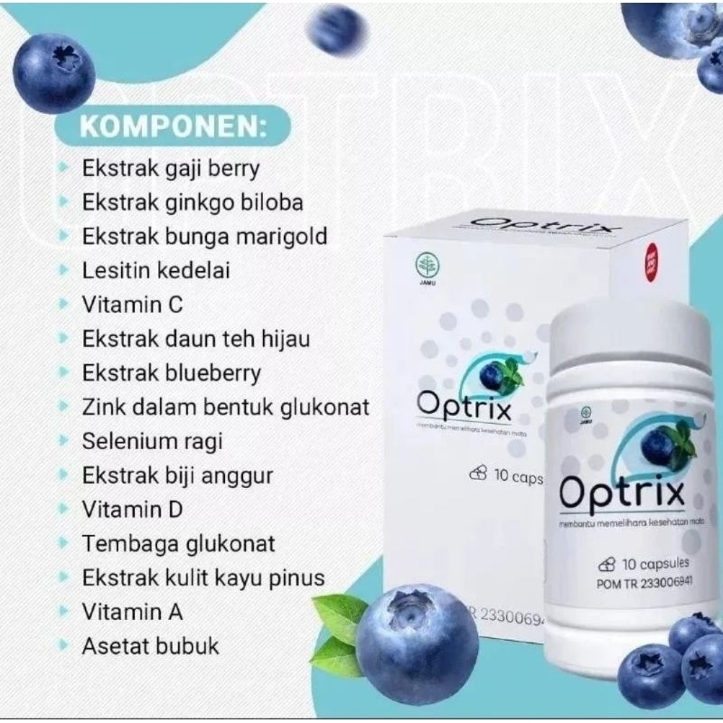 Optrix Obat Mata Asli Original - Mengobati Menjernihkan Mata
