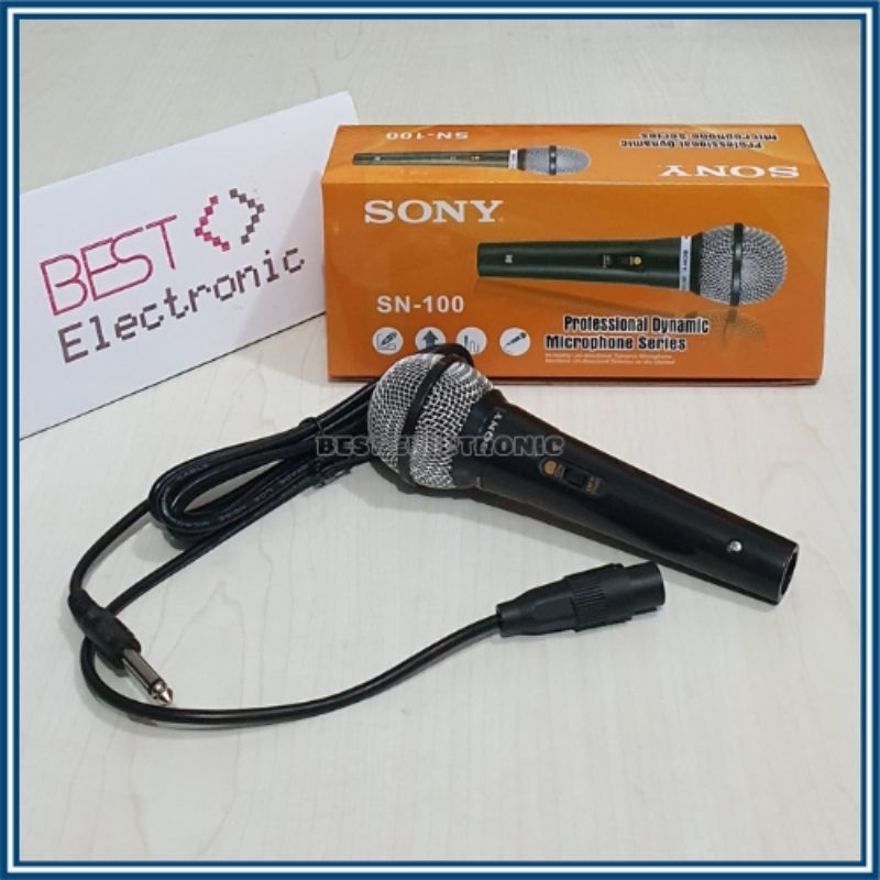 SONY Microphone Mic Kabel SN-100 Mikrofon Profesional Dynamic Mic Kabel Single SN100 SN 100 SN223 SN
