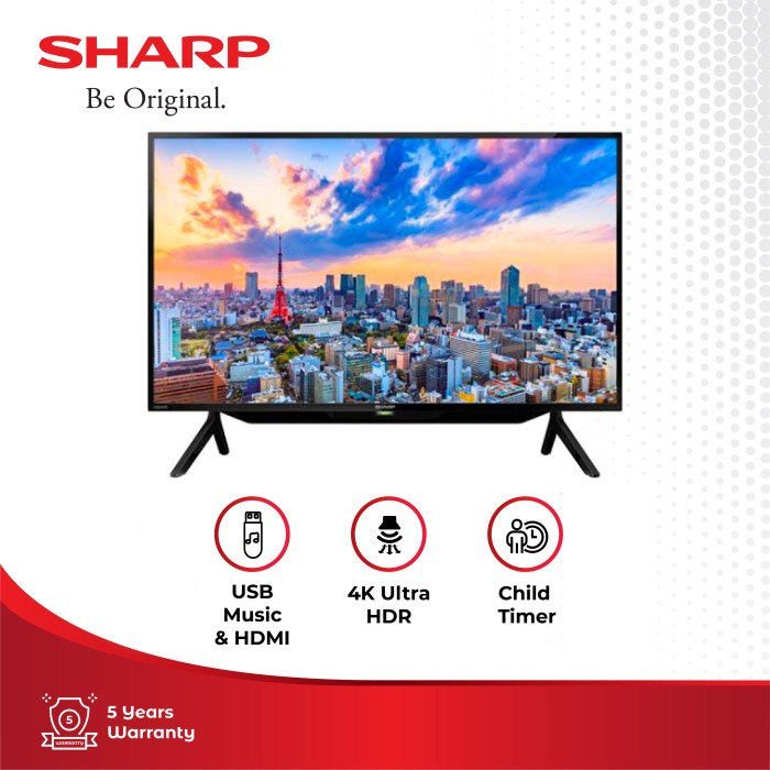 SHARP LED TV 42INCH SMART TV 2T-C42DF1