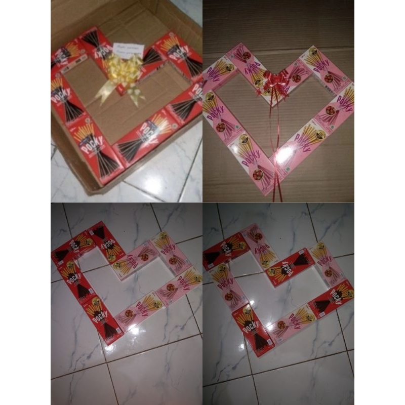 

READY !!! Pocky mini love/Pocky viral tiktok (Ultah, Graduation, Valentine, Buat Pacar, Dll)