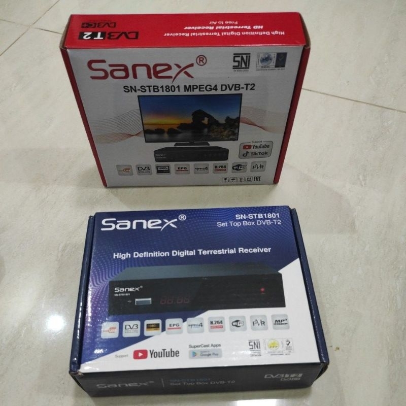 set top box sanex dvb-T2, STB Sanex 1801