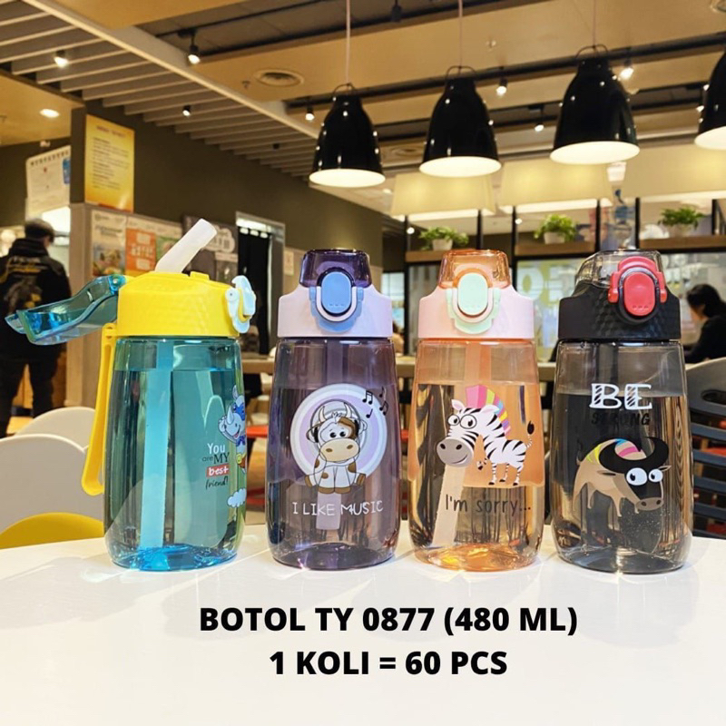 botol minum bpa free karakter / botol minum lucu / botol minum premium