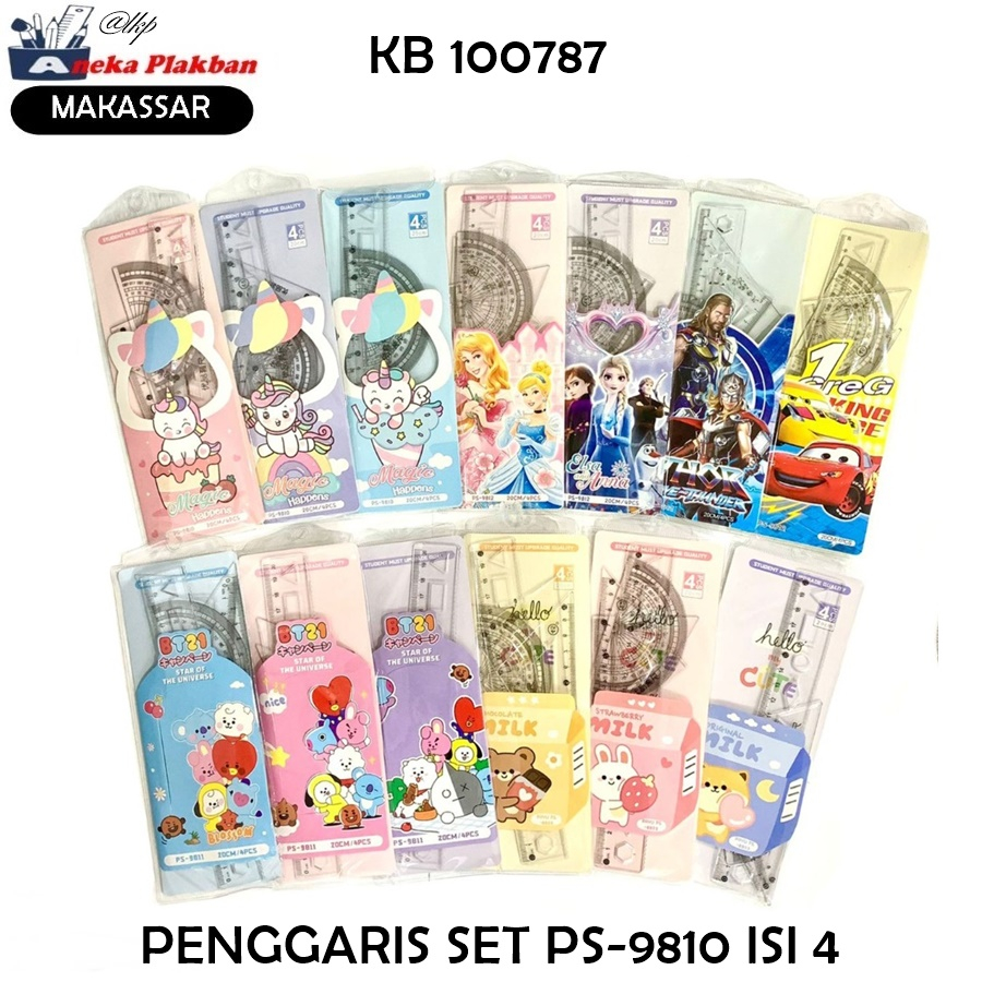 

PENGGARIS SET PS-9810 ISI 4