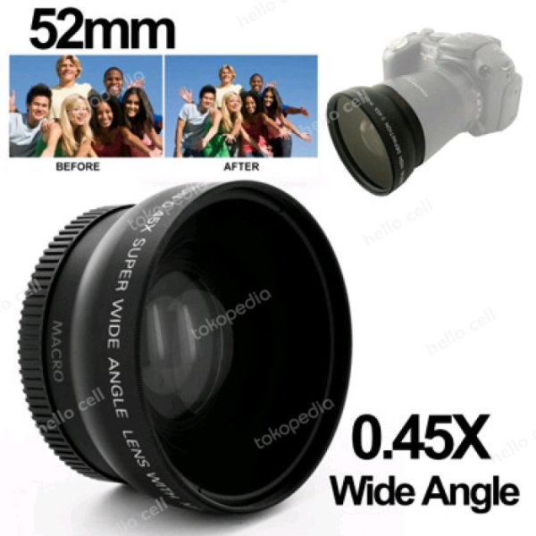 Promo Lensa Super Wide Canon Makro 52mm  Super Wide Angle Lens with Macro Diskon