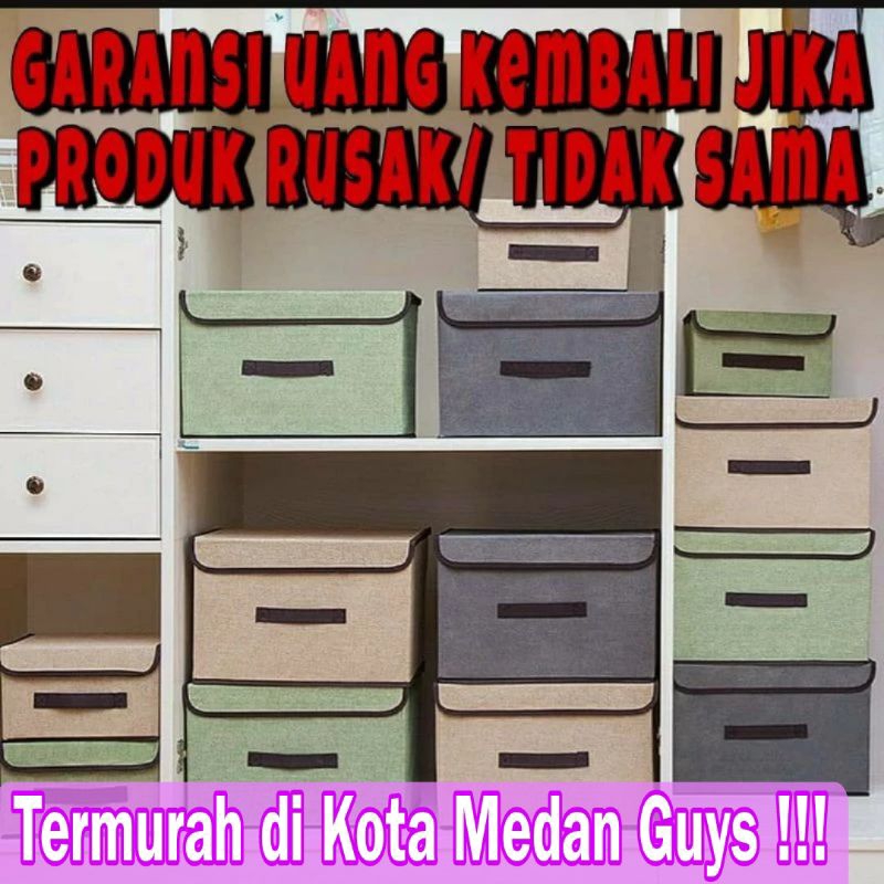Kotak Penyimpanan Serbaguna Storage Box Organizer Bag 2 In 1 — 5