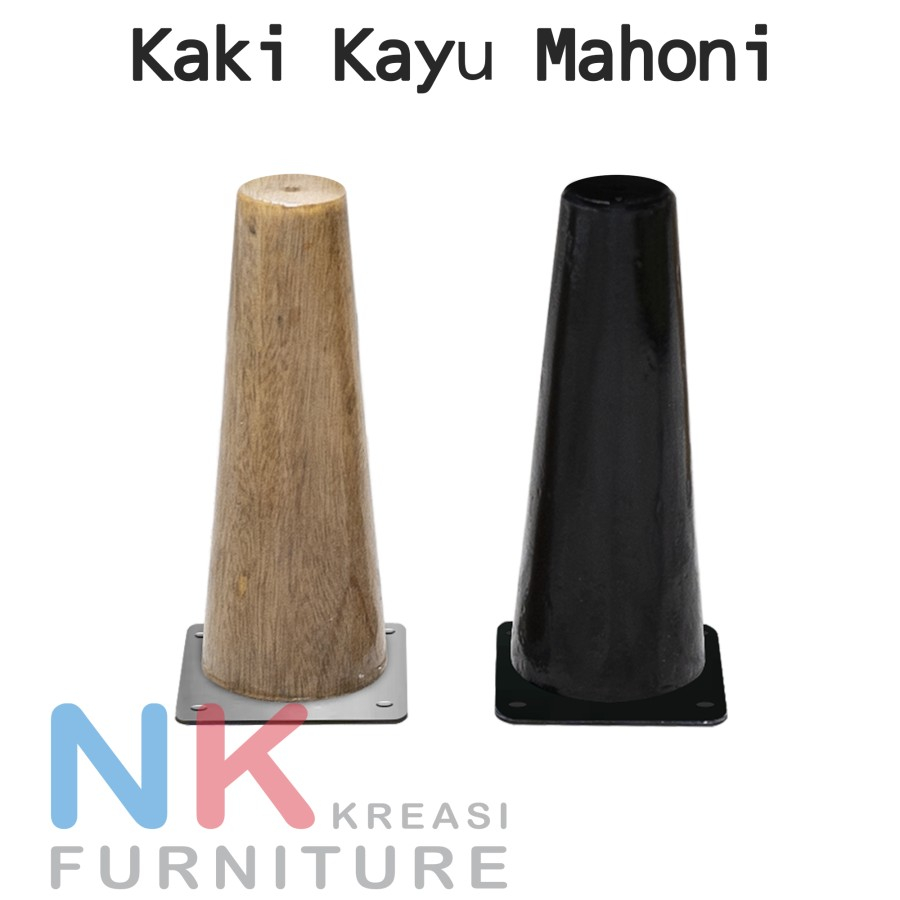 Kaki Sofa Kayu Solid Mahoni
