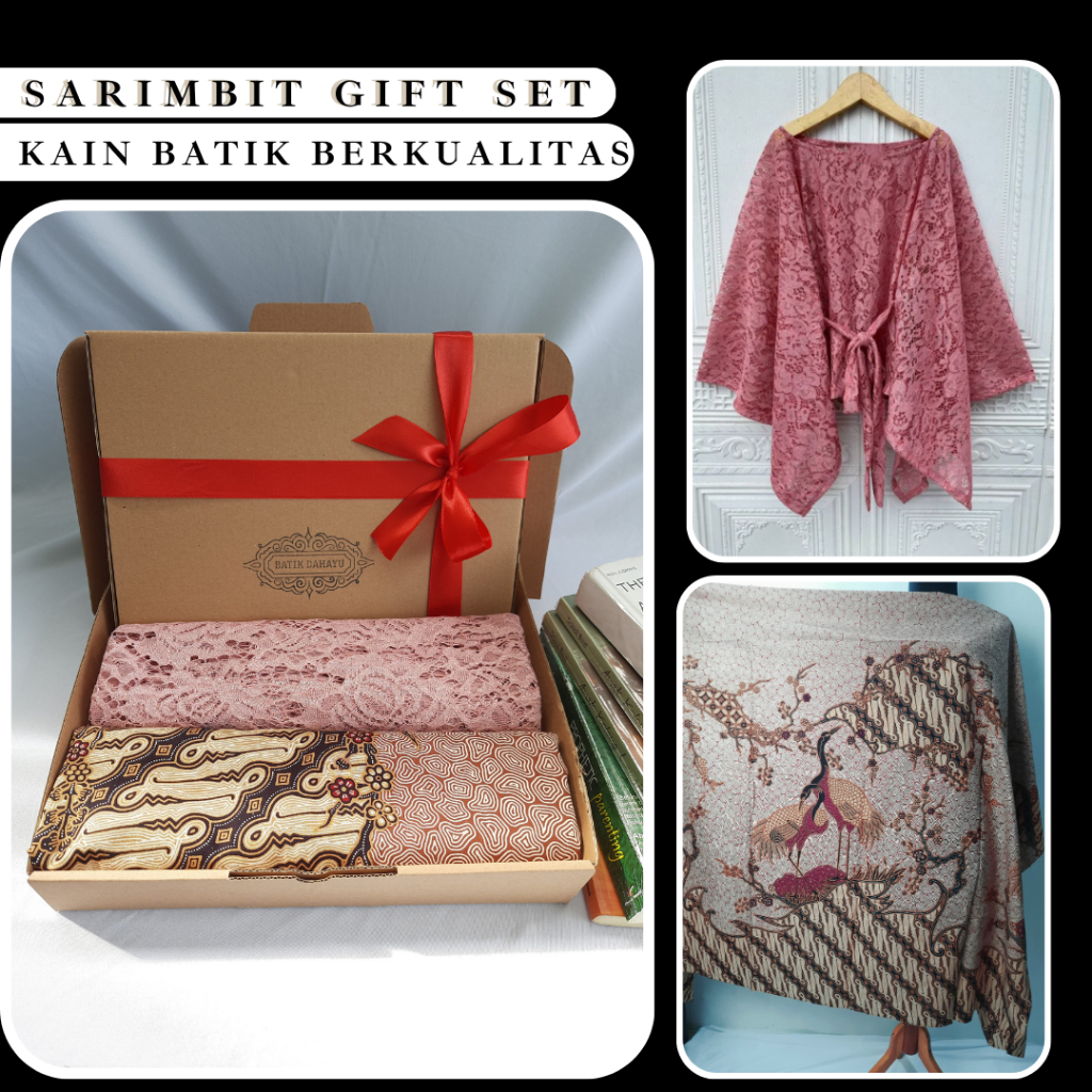 Hampers Hadiah Kenang-Kenangan Perpisahan Kain Batik / Hampers Batik / Hampers Wedding Gift Couple S