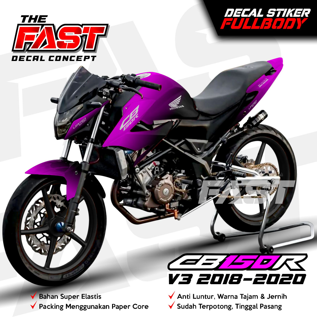 BISA COD Decal Sticker Full Body CB150R New V3 2018-2020 - Stiker Decal CB 150R V3 2018-2020 Dekal S