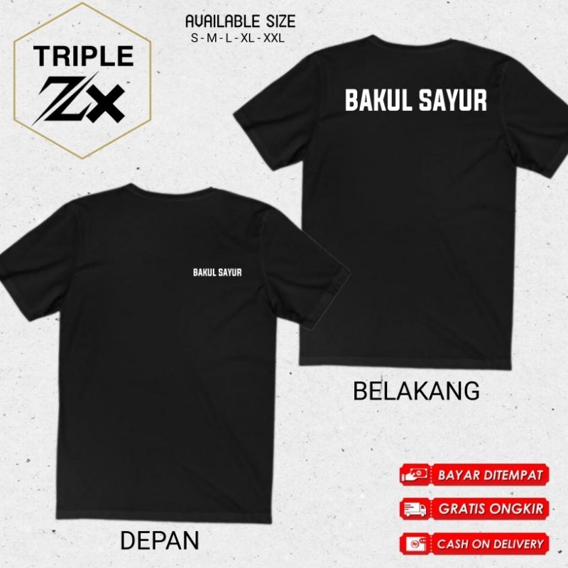 KAOS BAKUL SAYUR PEDAGANG SAYUR SAYURAN//TSHIRT NEW