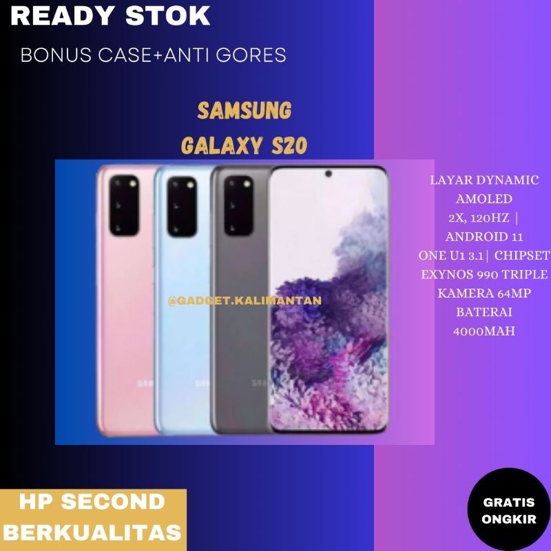 samsung galaxy s20 hp second bekas garansi resmi sein indonesia murah berkualitas dan bergaransi len