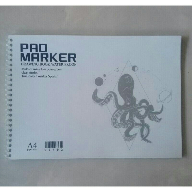 

Drawing book Waterproof (Pad Marker) watercolor