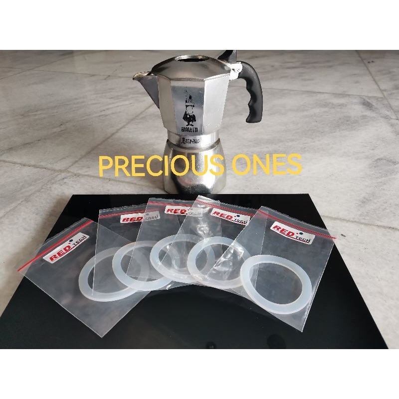 GERMANY gasket seal karet Mokapot 1 2 3 4 6 9 12 cup REDTECH universal bialetti brikka borsalino con