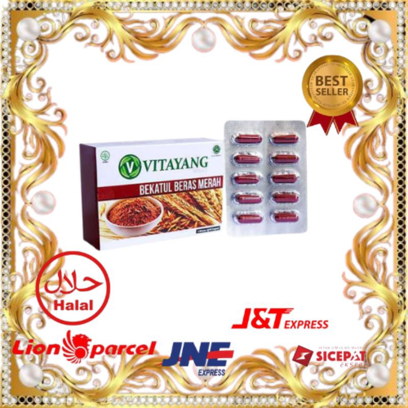 

Penurun kolestrol vitayang bekatul beras merah 350mg