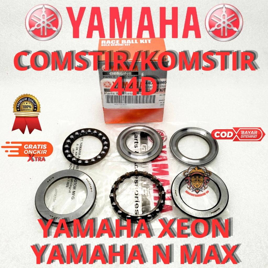 KOMSTIR YAMAHA XEON 44D COMSTIR YAMAHA XEON RC ,XEON KARBU ,NMAX , AEROX ASLI ORIGINAL YAMAHA YGP