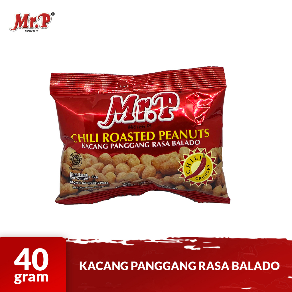 

MR. P Kacang Panggang Varian Rasa Balado 40g