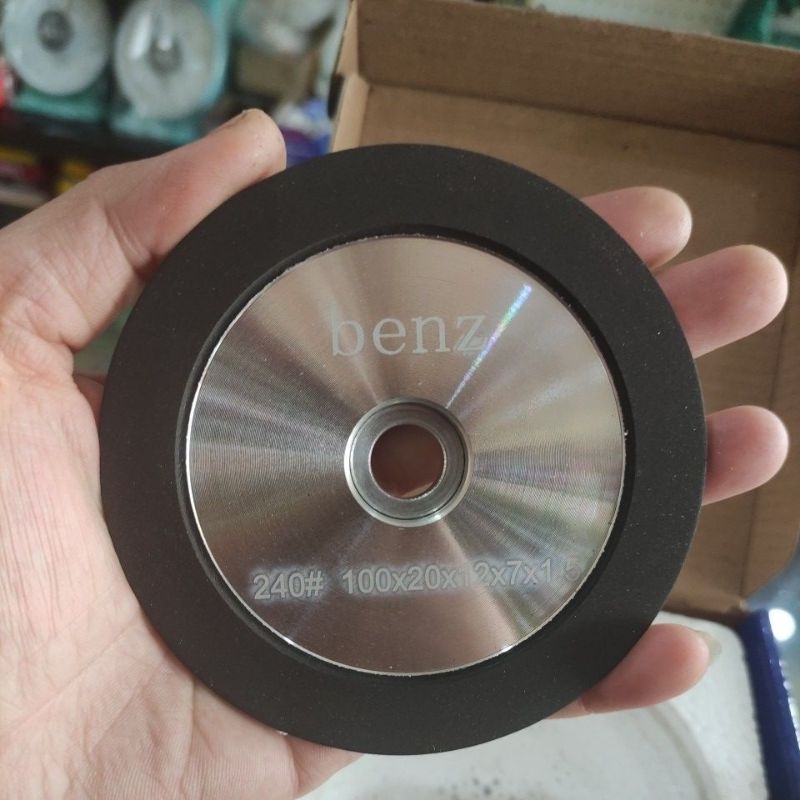 diamond wheel Benz 4inci / diamond grinding wheel benz 4"/mata asah Benz 4in( double)